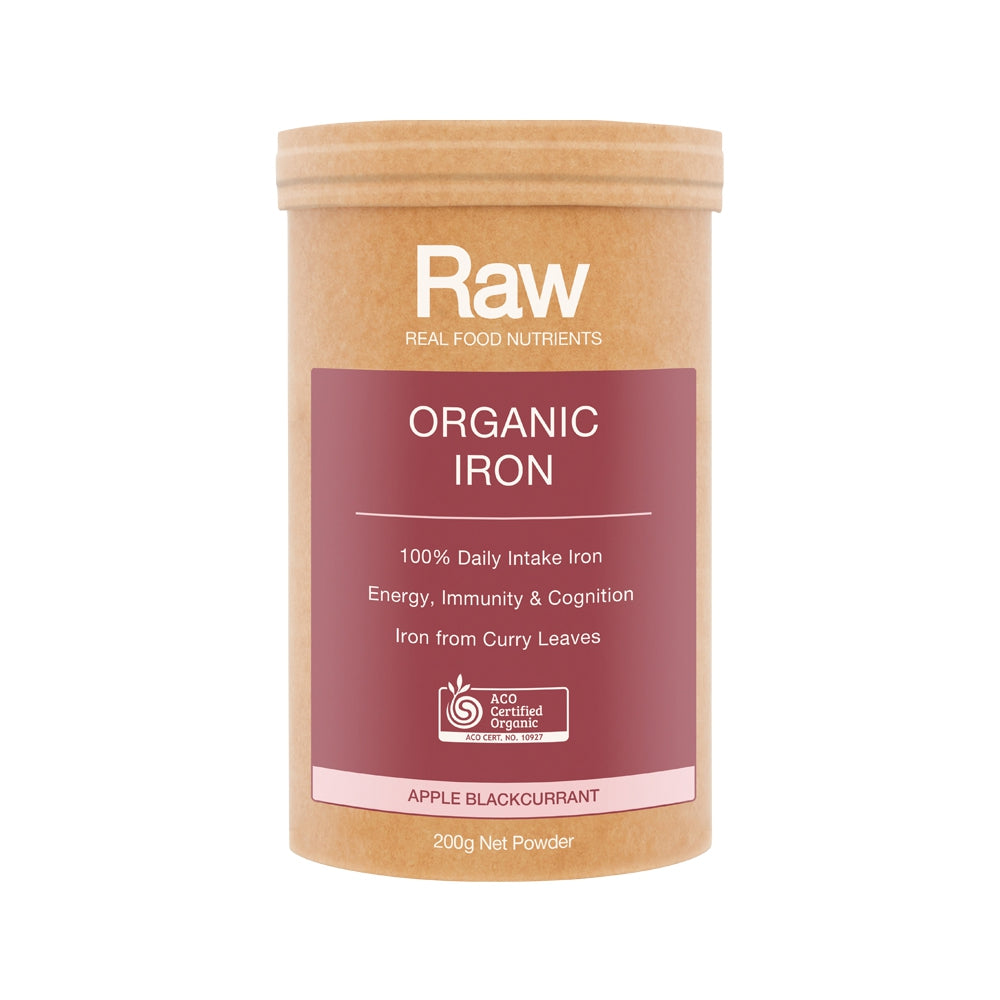 Amazonia Raw - Real Food Nutrients Organic Iron Apple Blackcurrent