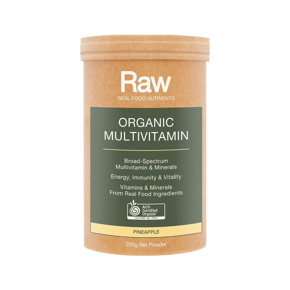 Amazonia Raw - Real Food Nutrients Organic Multivitamin Pineapple