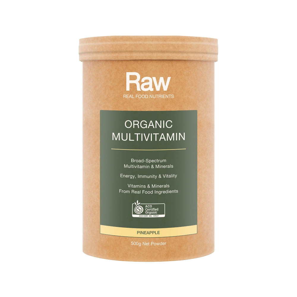 Amazonia Raw - Real Food Nutrients Organic Multivitamin Pineapple