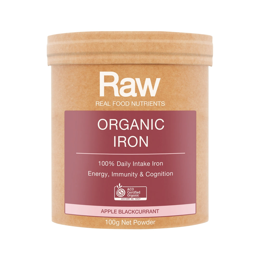 Amazonia Raw - Real Food Nutrients Organic Iron Apple Blackcurrent