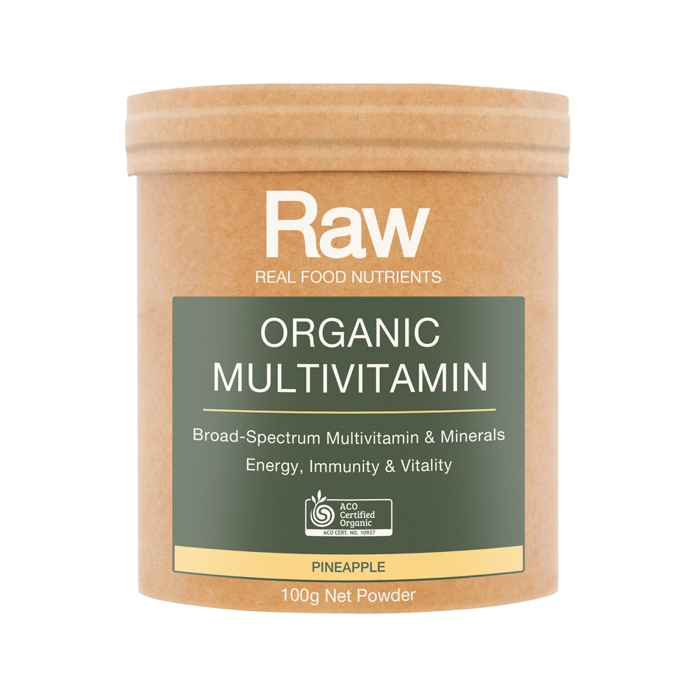 Amazonia Raw - Real Food Nutrients Organic Multivitamin Pineapple