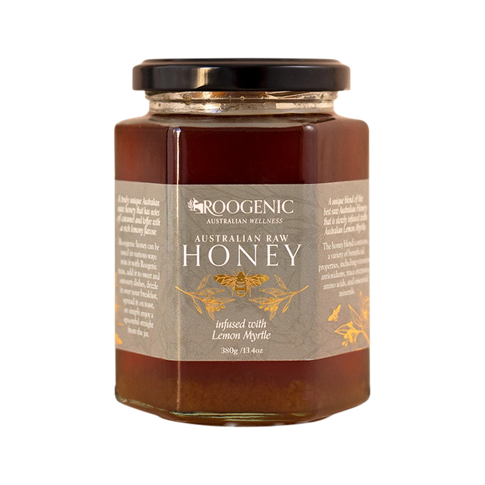 Roogenic Australian Wellness Honey & Lemon Myrtle 380g