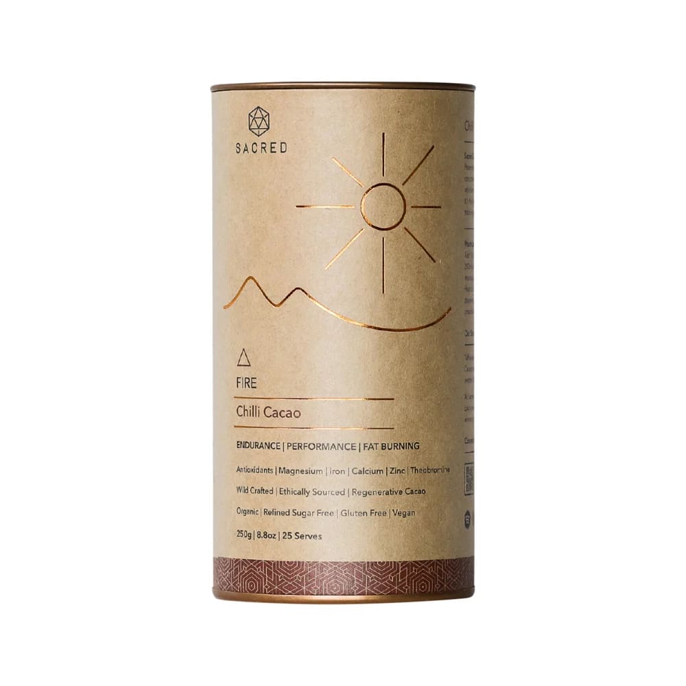 Sacred Taste Organic Drinking Cacao (Chilli Cacao) Fire