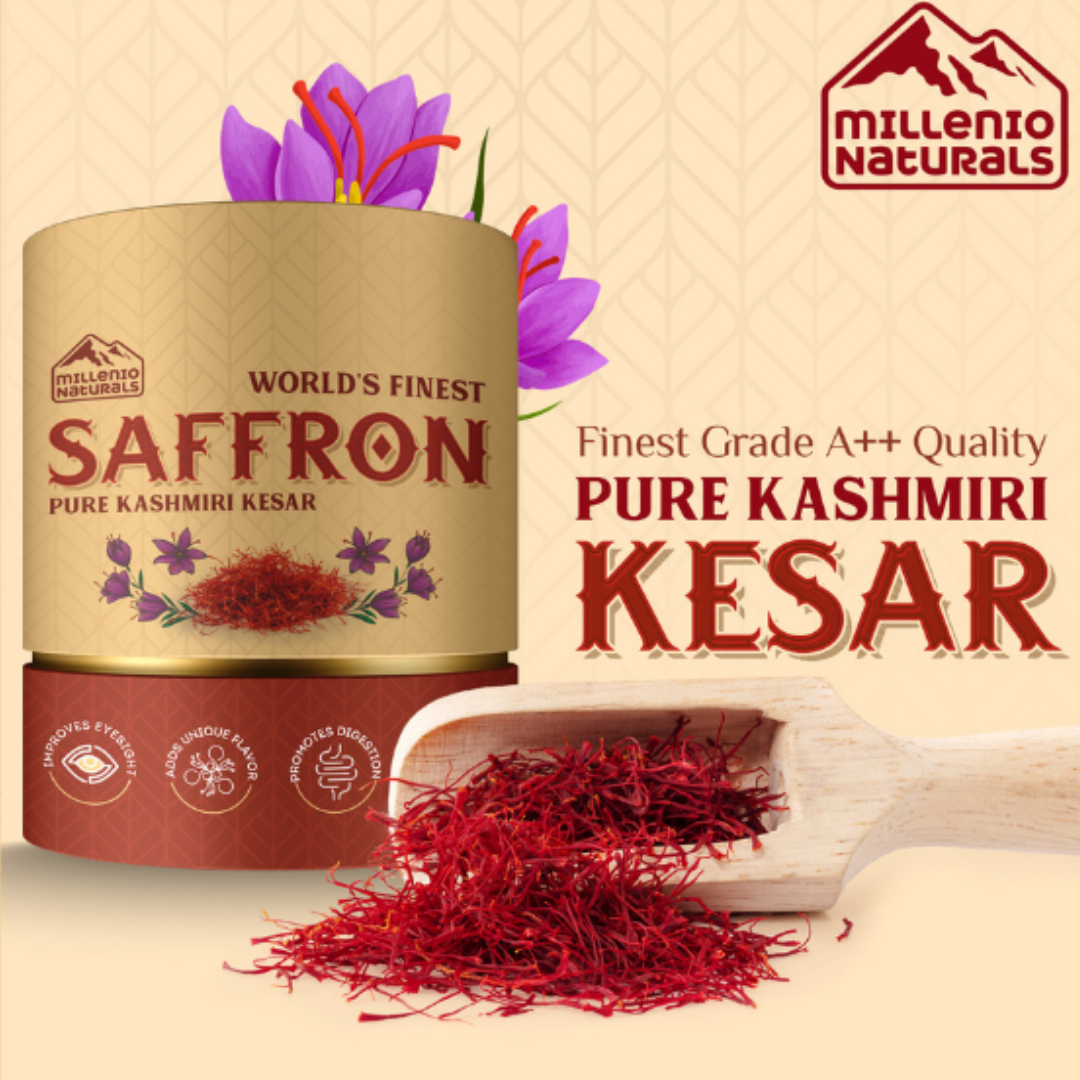 Millenio Naturals - Saffron Pure Kashmiri Kesar 1gm