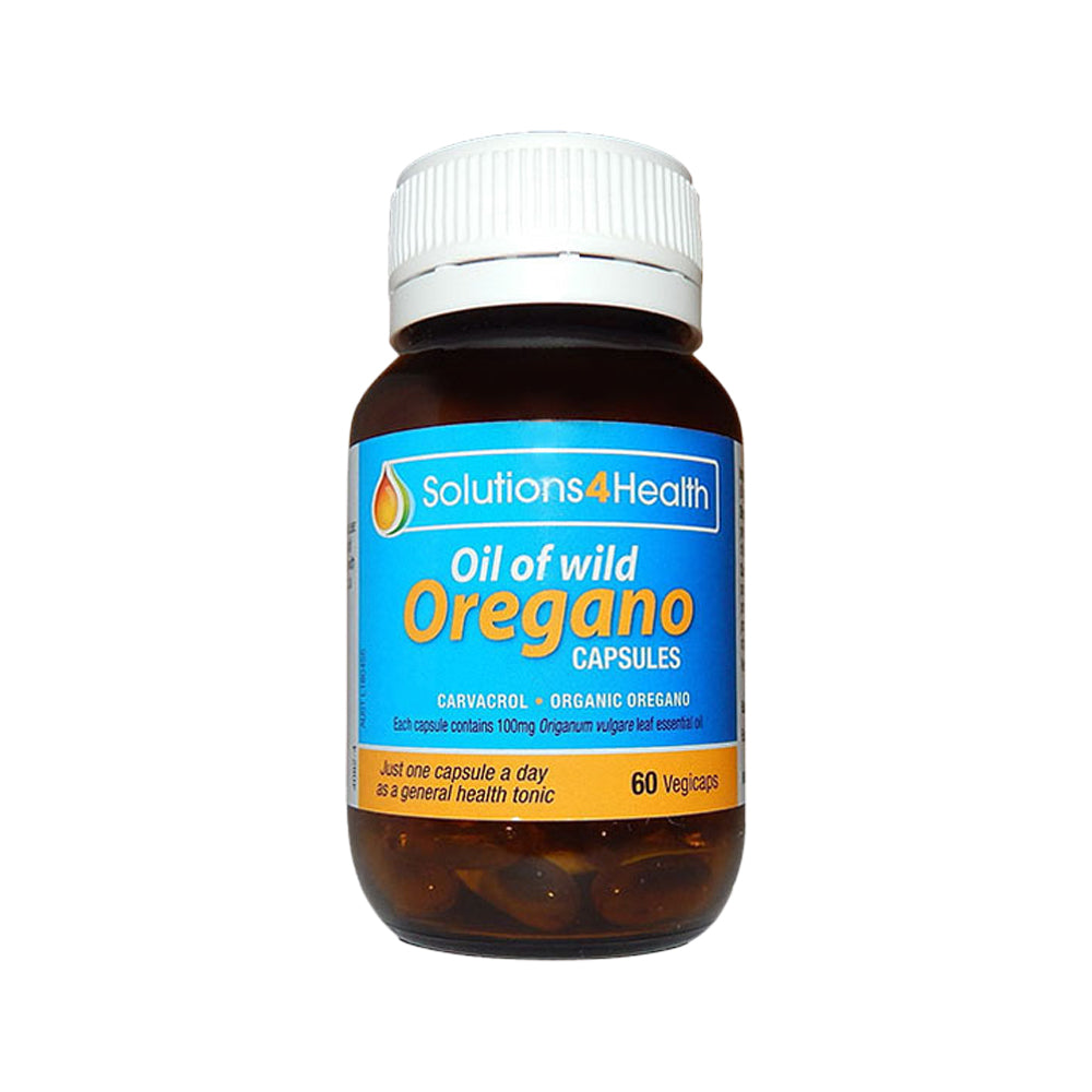 Solutions 4 Health - Organic Oil of Wild Oregano Capsules