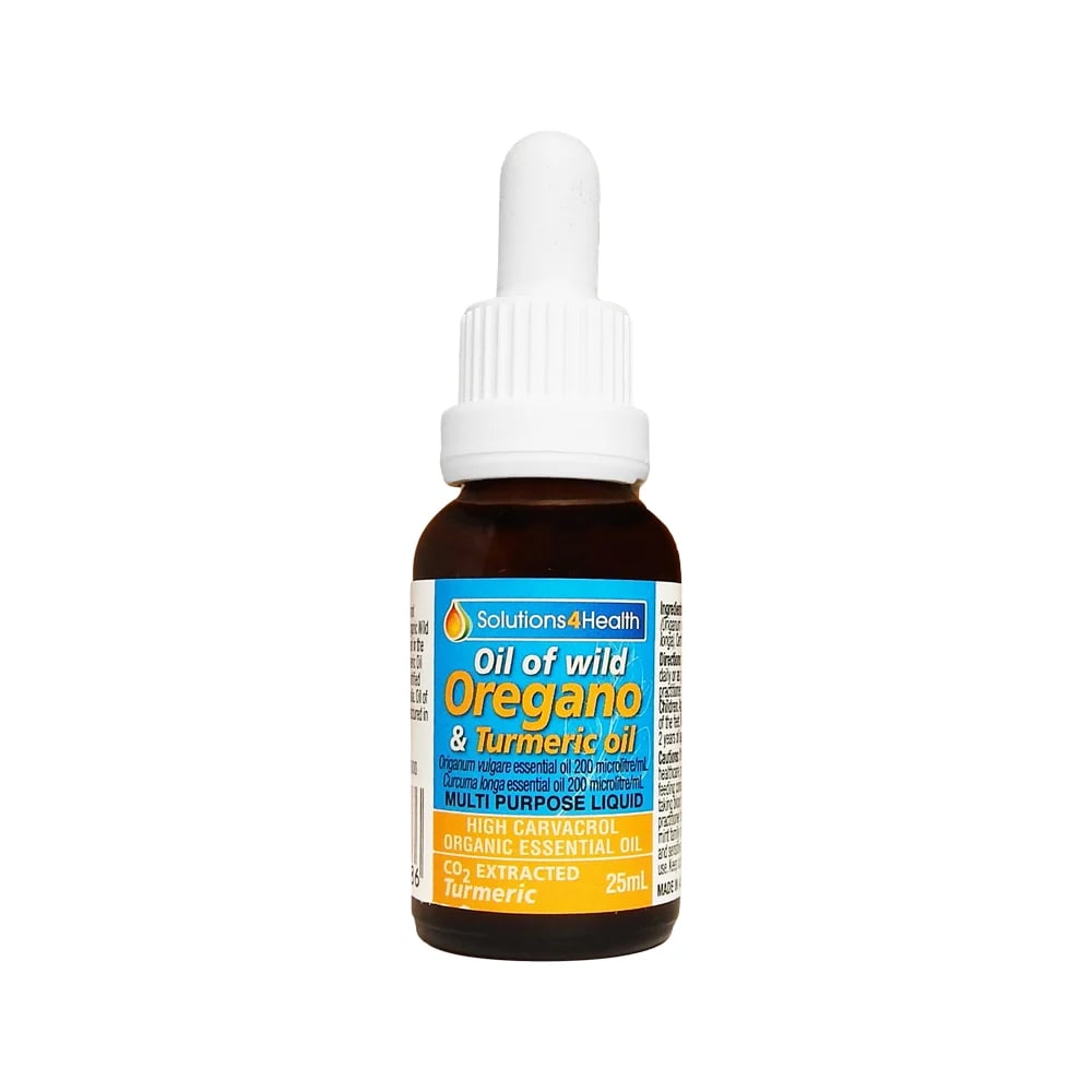 Solutions 4 Health - Oil of Wild Oregano & Turmeric Oil 25ml