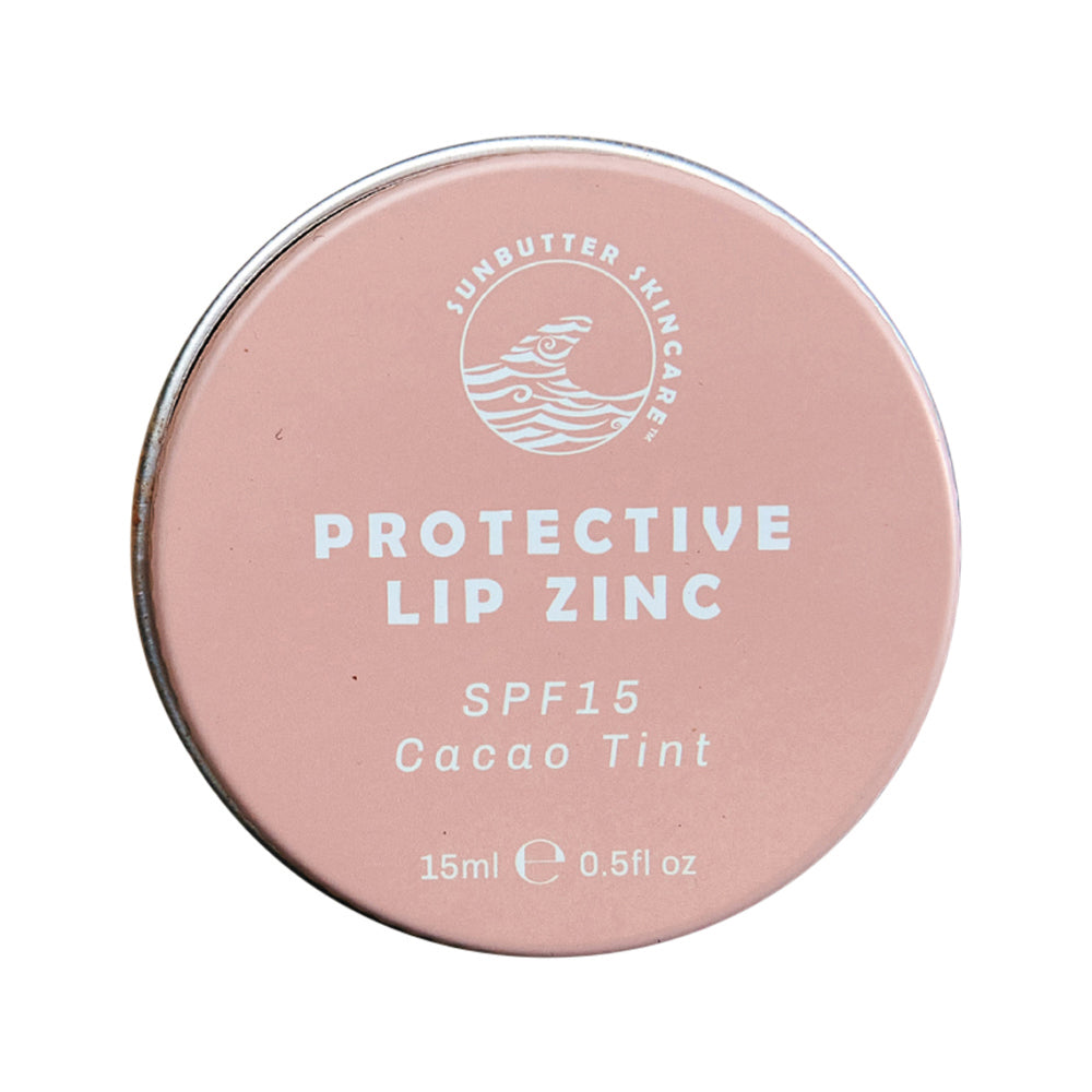 SunButter Skincare - Protective Lip Zinc Cacao Tint SPF 15