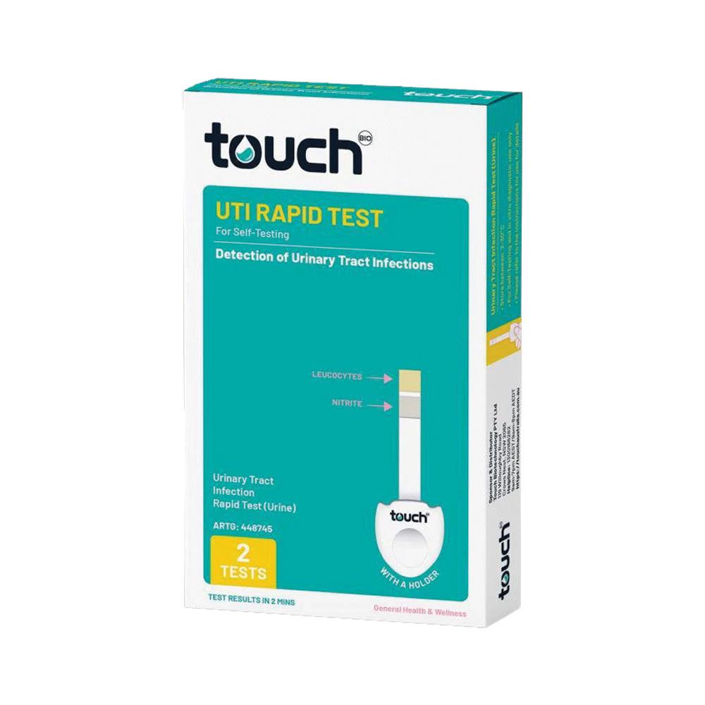 TouchBio Urinary Tract Infection (UTI) Test - For Self Testing (2 tests per kit)