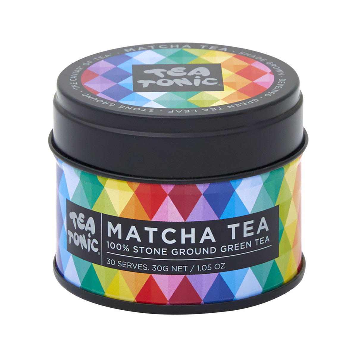 Tea Tonic - Organic Matcha Green Tea Peach Tin 30g