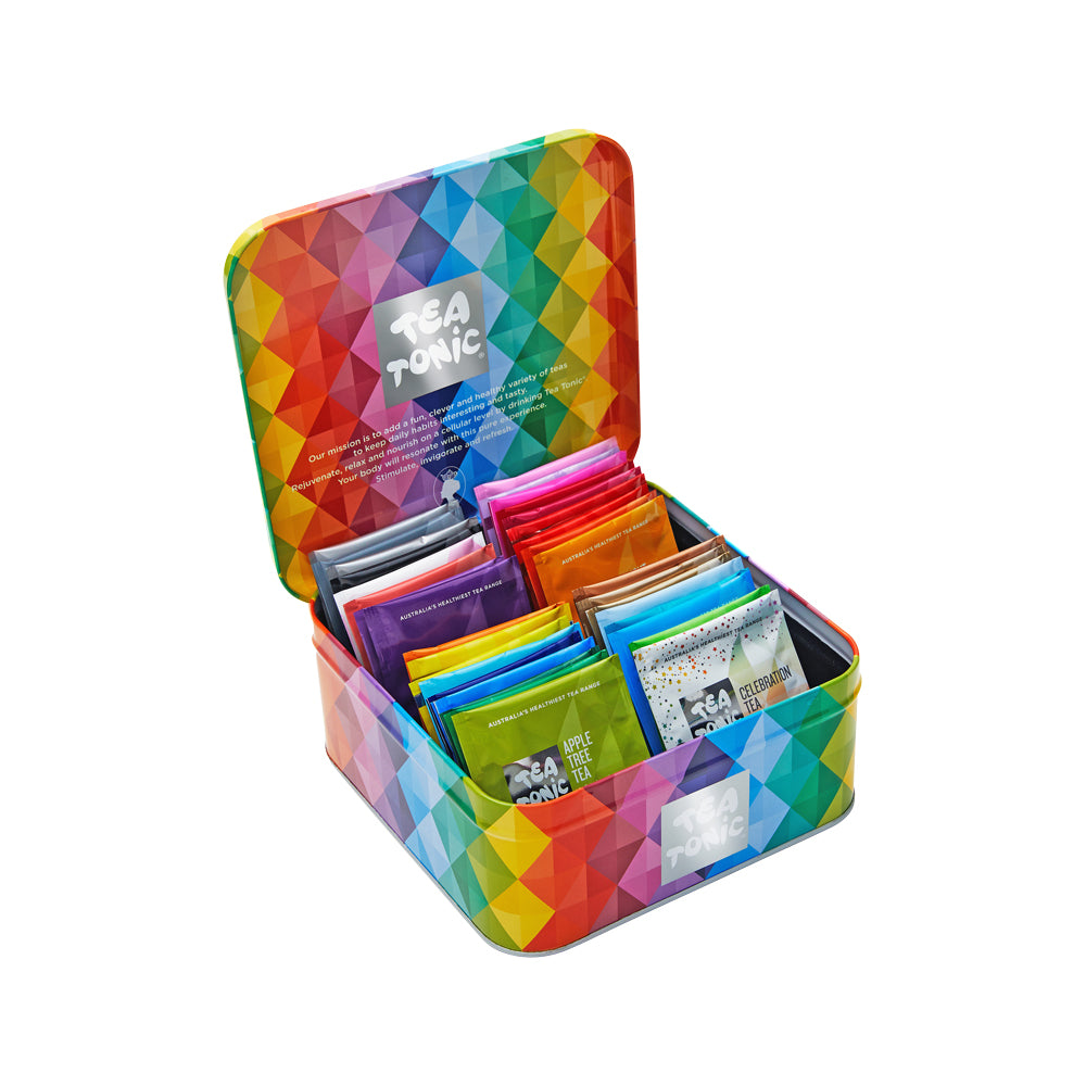 Tea Tonic - Gourmet Tin Tea Chest Mini x 33 Tea Bags
