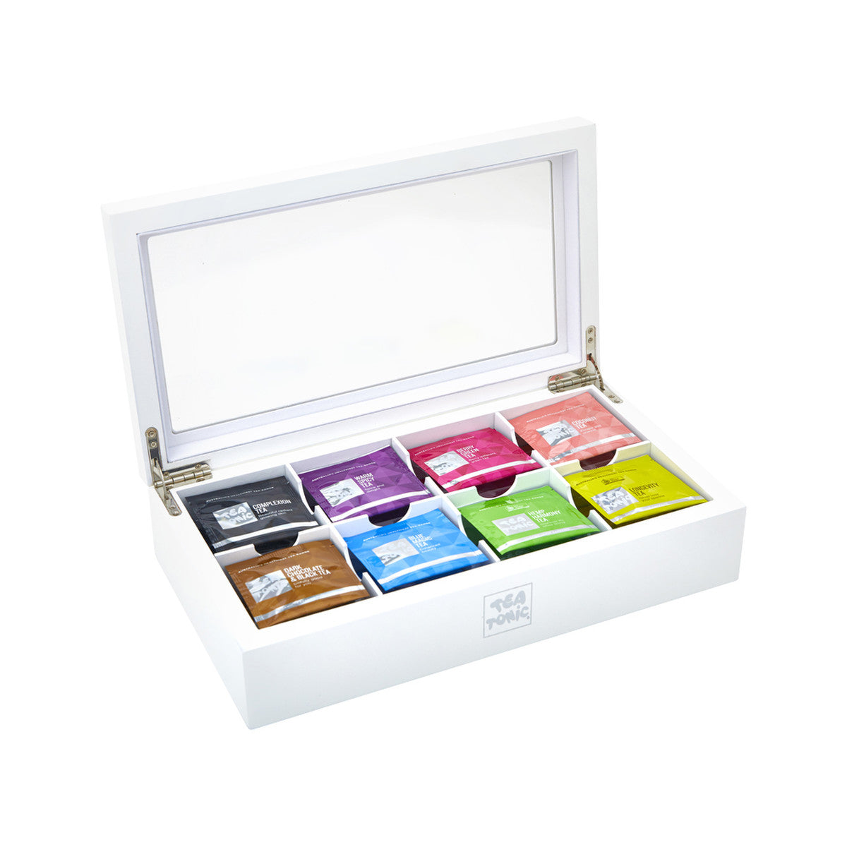 Tea Tonic - Wooden Tea Chest Luxury x 56 Tea Bags