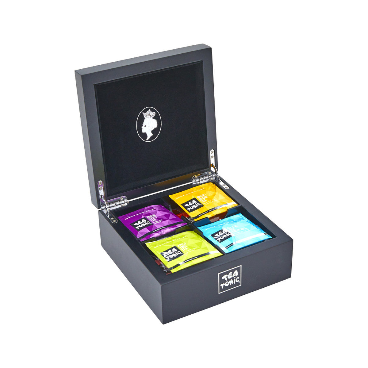 Tea Tonic - Wooden Tea Chest Mini - 32 Tea Bags