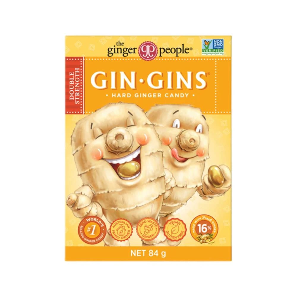 The Ginger People - Gin Gins Hard Ginger Candy Double Strength