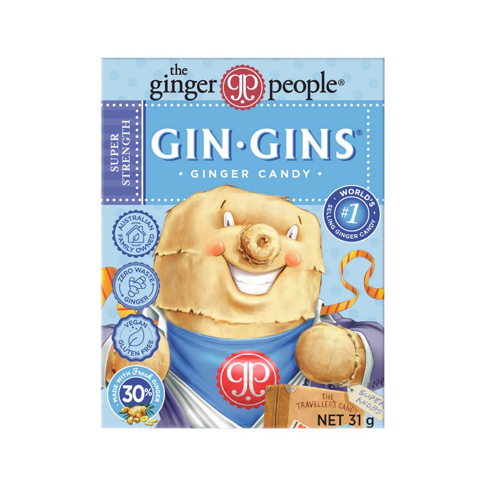 The Ginger People - Gin Gins Ginger Candy Super Strength 31g