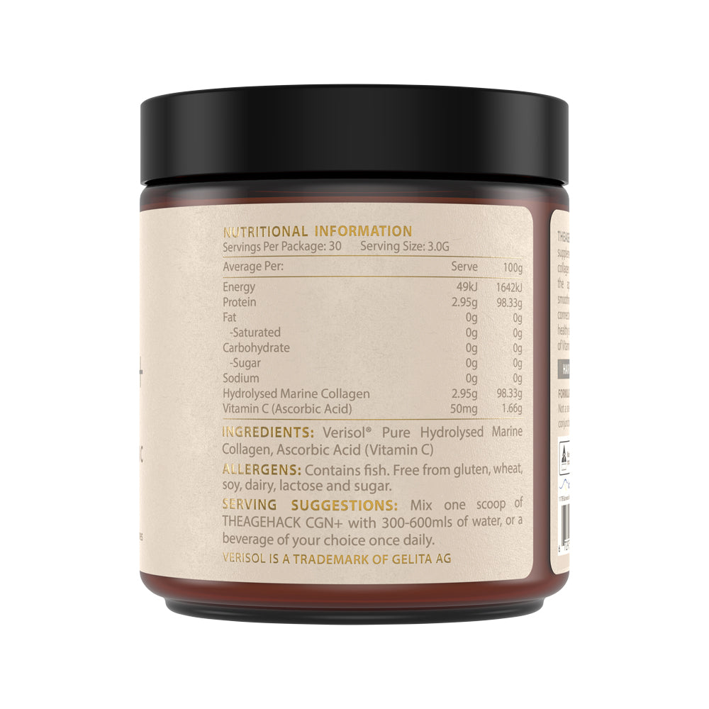 The Age Hack CGN+ Marine Collagen + Vitamin C 90g