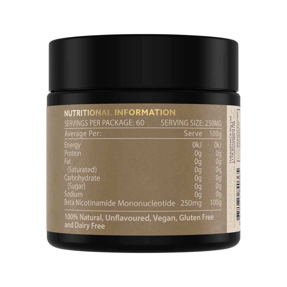 The Age Hack NMN Beta-Nicotinamide Mononucleotide