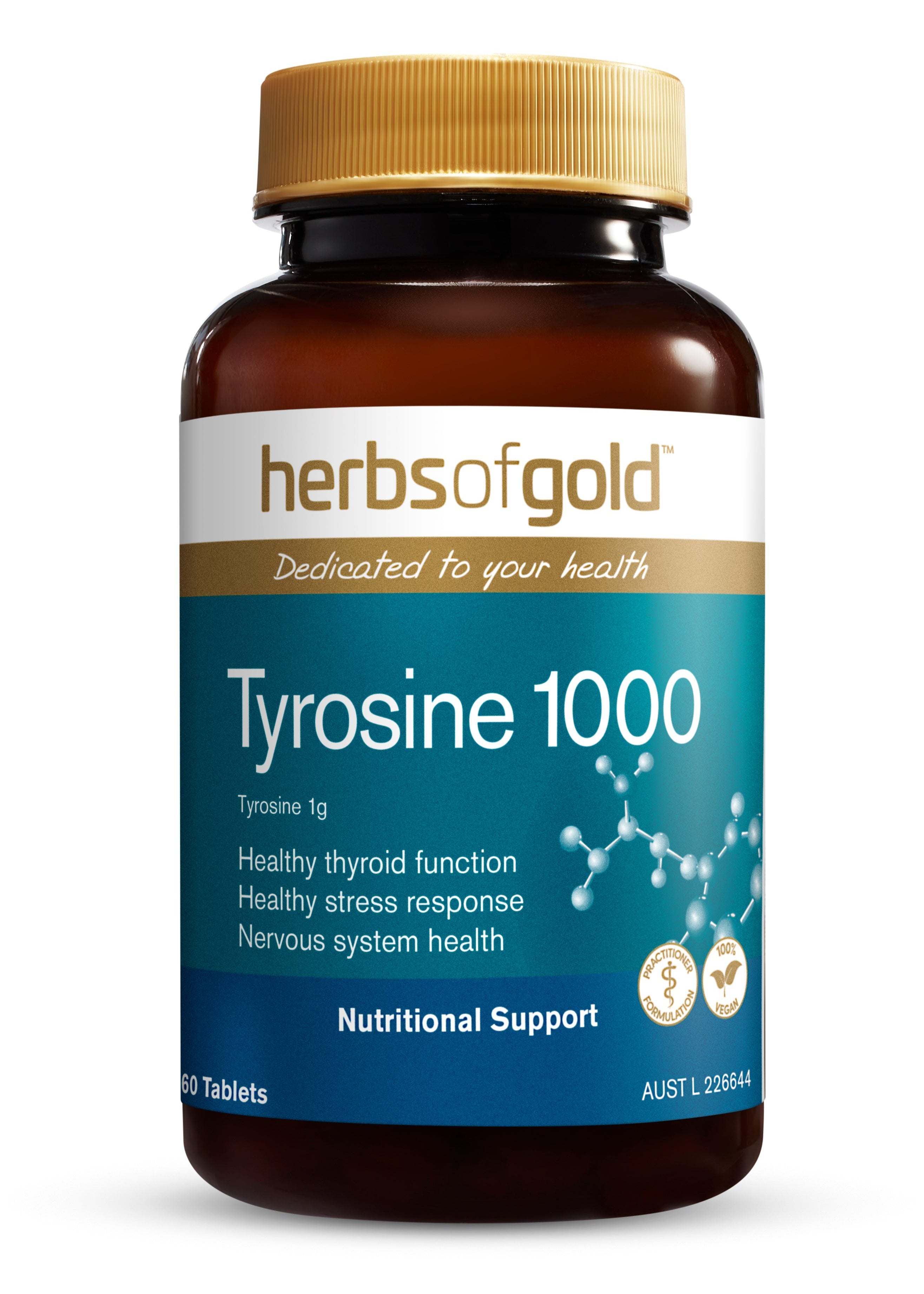 Herbs of Gold - Tyrosine 1000