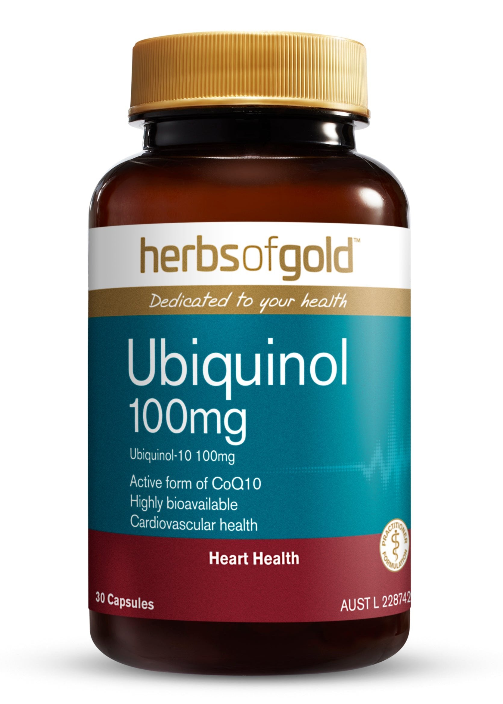 Herbs of Gold - Ubiquinol 100mg