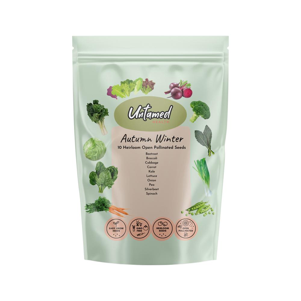 Untamed Health Heirloom Autumn Winter Vegetable Seeds