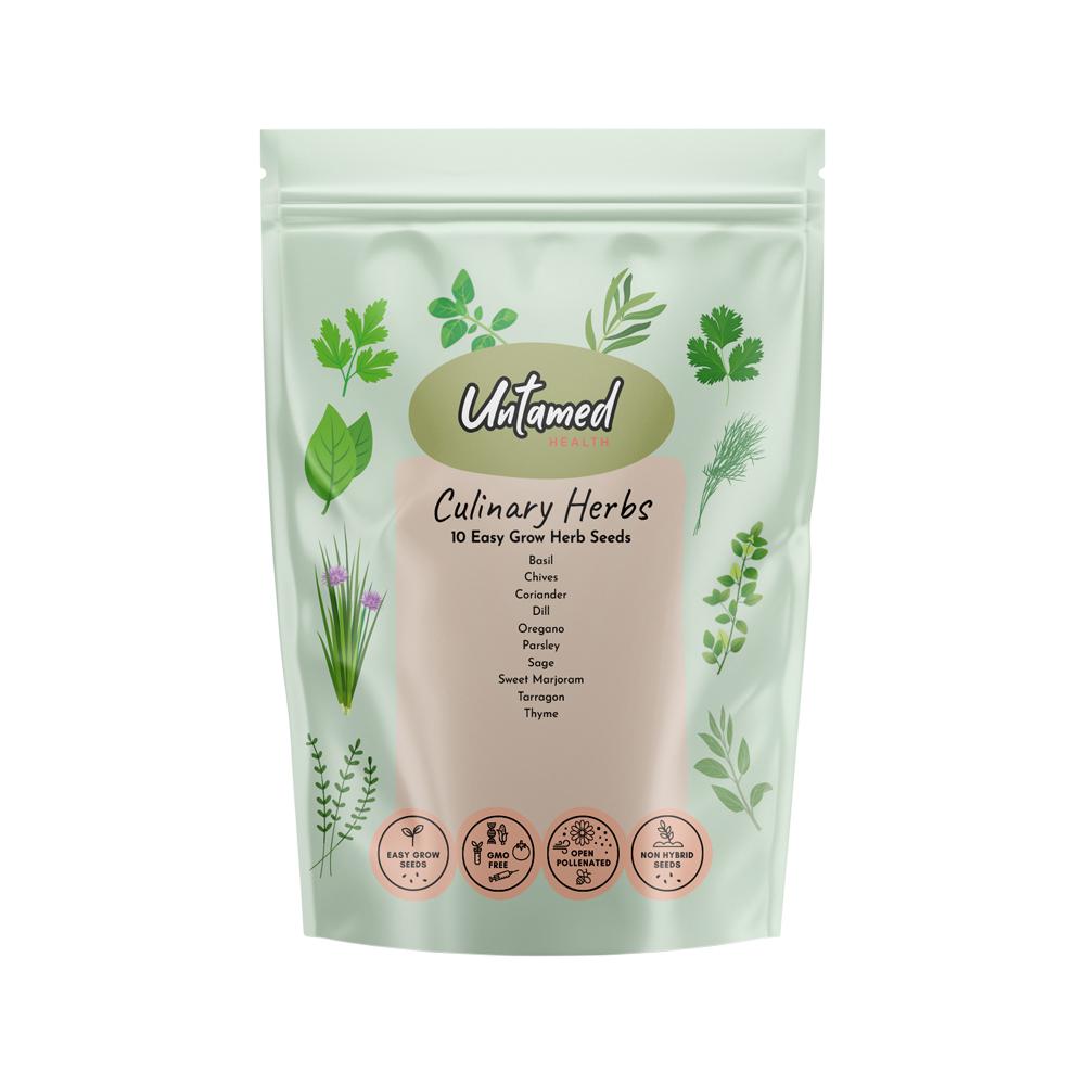 Untamed Health Culinary Herb Seeds – 10 pack