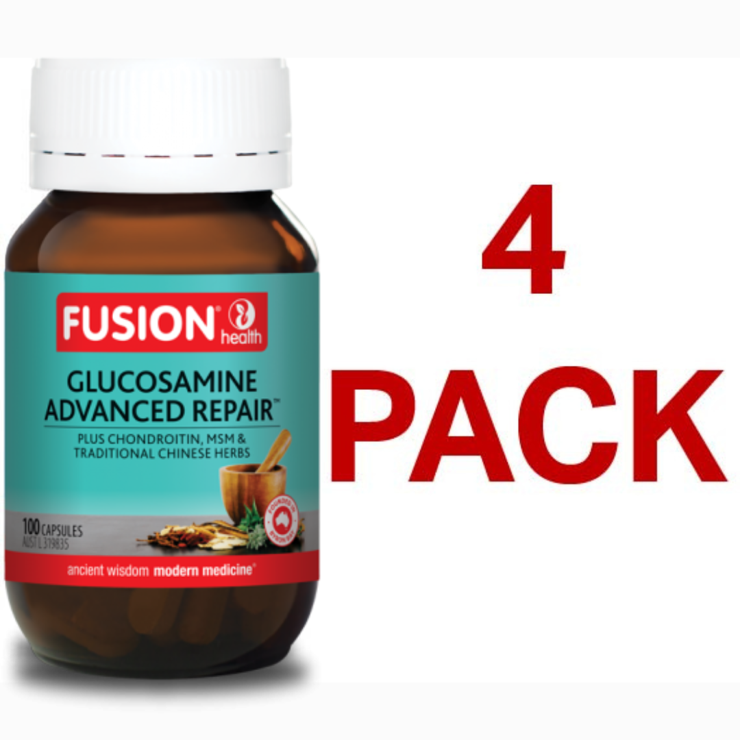 Fusion Health - Glucosamine Advanced Repair 100 Capsules - 4 Pack - $39.40