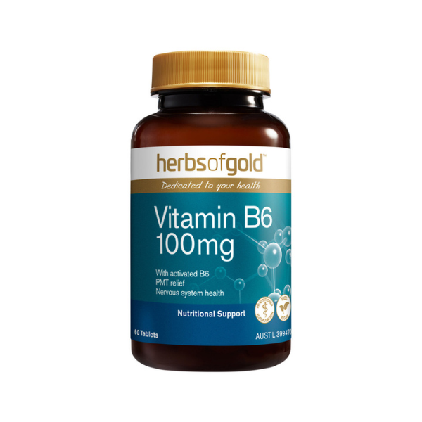 Herbs of Gold - Vitamin B6 100mg