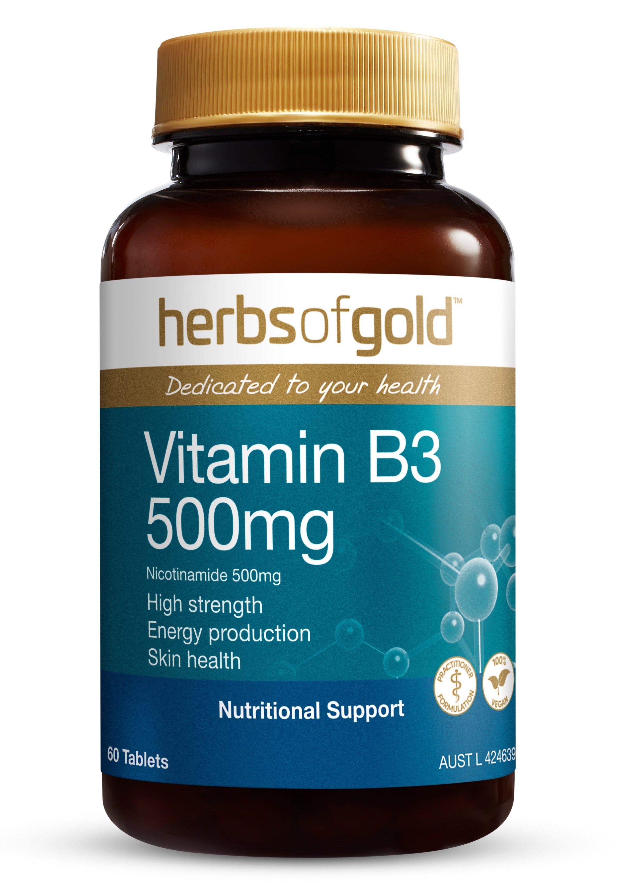 Herbs of Gold - Vitamin B3 500mg