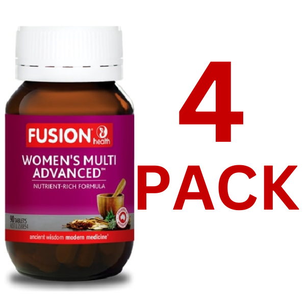 Fusion Health - Women's Multi Advanced 90 Tablets - 4 Pack at $43.10 each