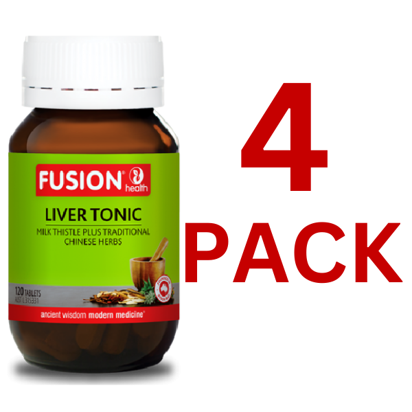 Fusion Health - Liver Tonic 120 Tablets - 4 Pack at $47.95 each