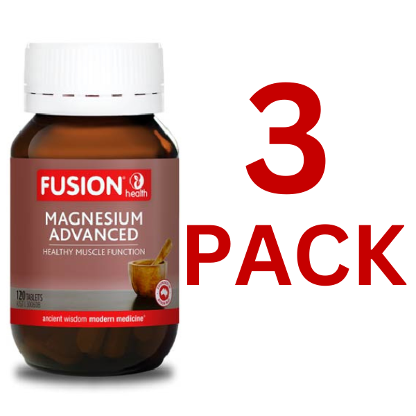 Fusion Health - Magnesium Advanced 120 Tablets - 3 Pack - $29.20 each