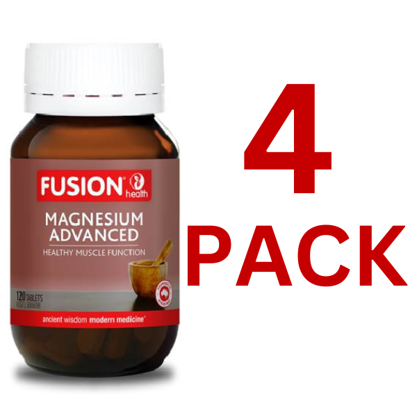 Fusion Health - Magnesium Advanced 120 Tablets - 4 Pack at $28.80 each