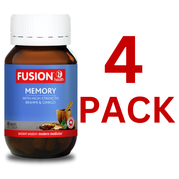 Fusion Health - Memory 60 Tablets - 4 Pack at $34.70 each