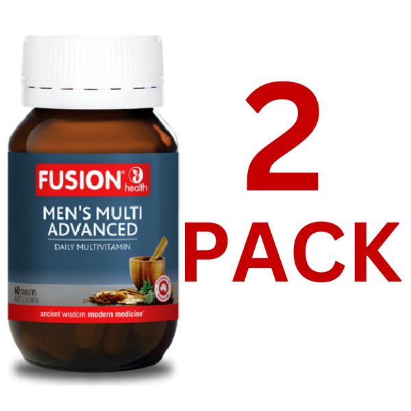 Fusion Health - Men's Multi Advanced 60 Tablets - 2 Pack at $31.10 each