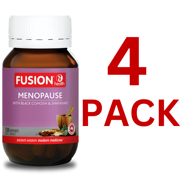 Fusion Health - Menopause 120 Capsules - 4 Pack at $51.40 each