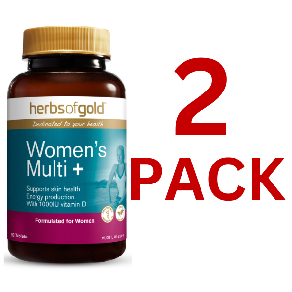 Herbs of Gold - Women's Multi+ 90 Tablets - 2 Pack at $41.90 each