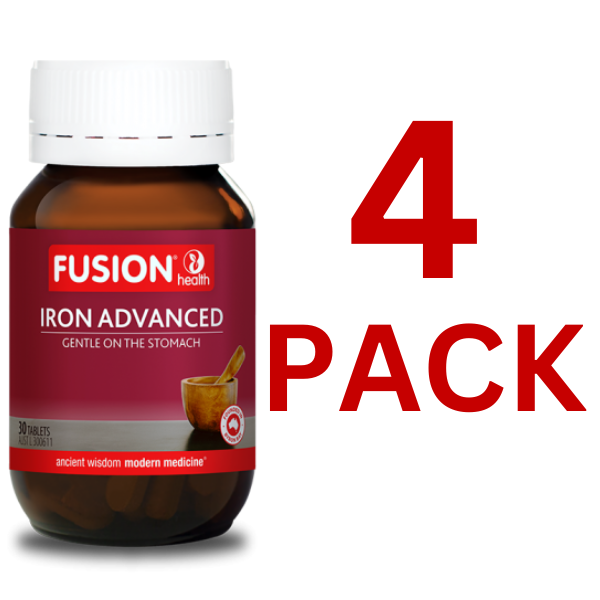 Fusion Health - Iron Advanced 30 Tablets - 4 Pack at $10.40 each