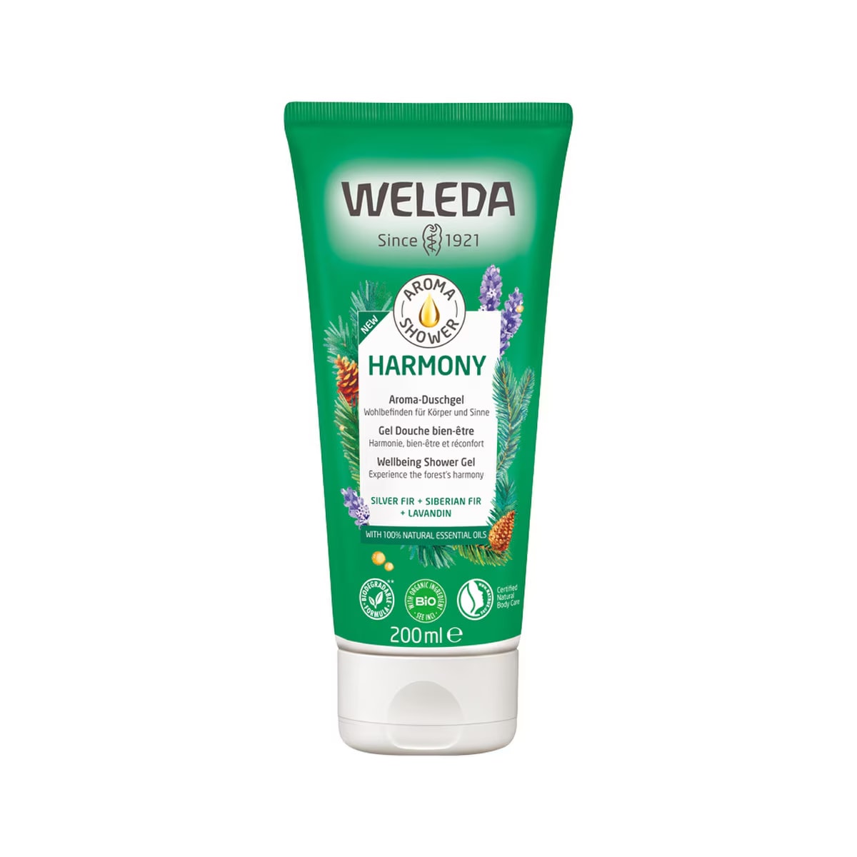 Weleda - Aroma Shower Gel Harmony (Silver Fir + Siberian Fir + Lavandin)