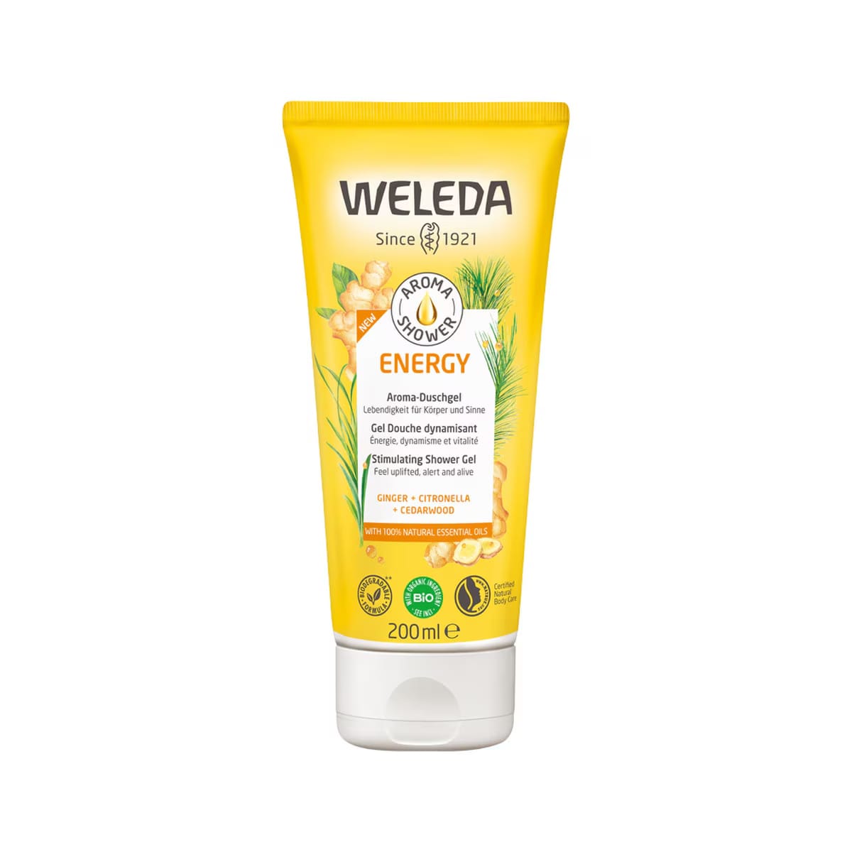 Weleda - Aroma Shower Gel Energy (Ginger + Citronella + Cedarwood)