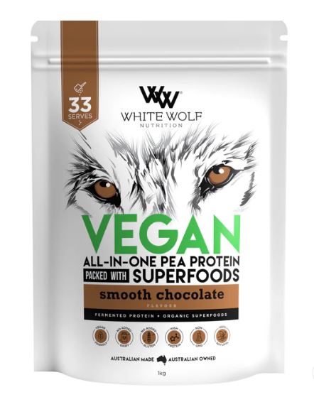 White Wolf Vegan Chocolate Protein 1kg