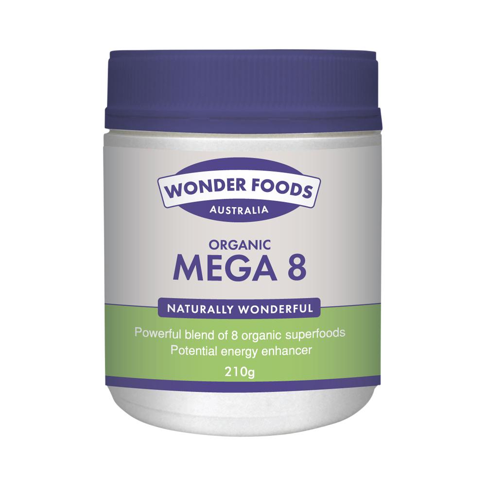 Wonder Foods - Organic Mega 8 Superfood Supplement