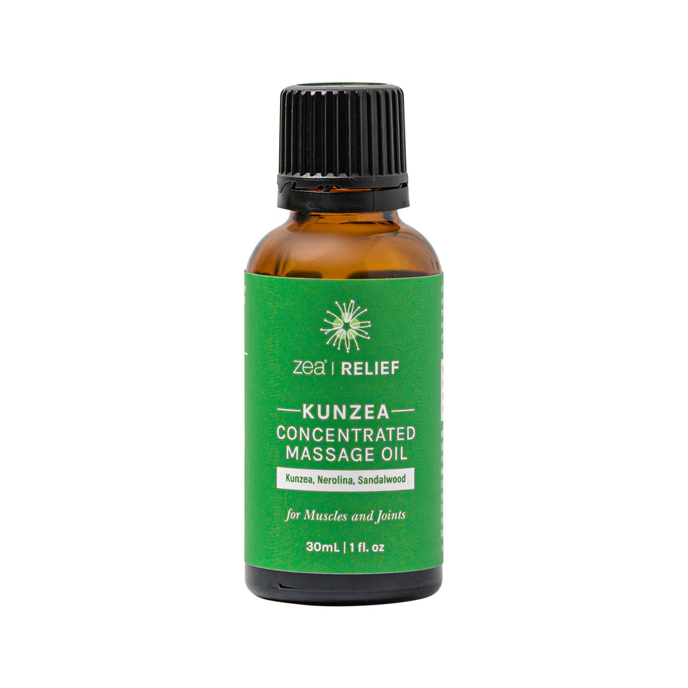 Zea Relief Kunzea Concentrated Massage Oil (Kunzea Nerolina Sandalwood)