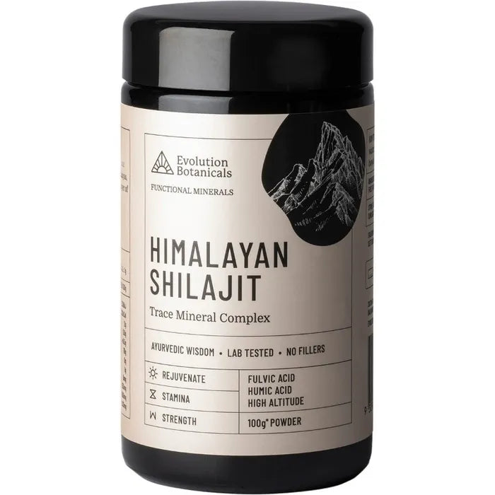 Evolution Botanicals - Himalayan Shilajit Trace Mineral Complex 100g Powder