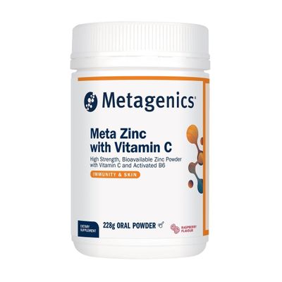Metagenics - Meta Zinc With Vitamin C Raspberry