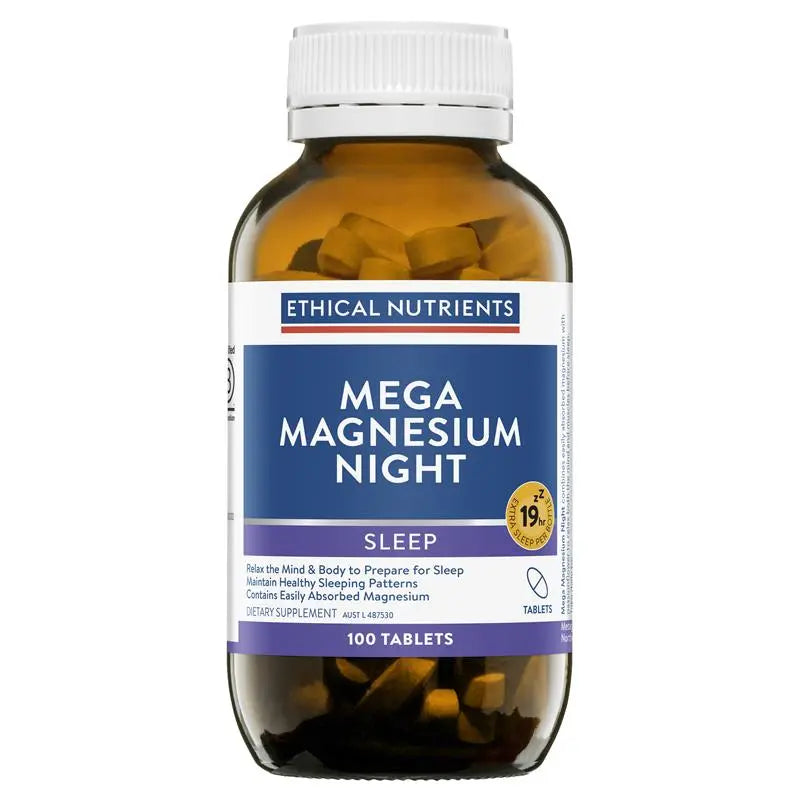 Ethical Nutrients Mega Magnesium Night 100's