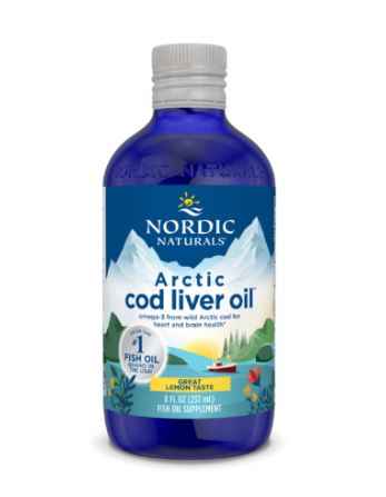 Nordic Naturals Arctic Cod Liver Oil Lemon 237ML
