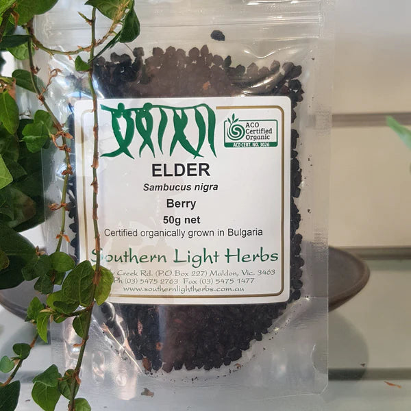 Southern Light Herbs Elder Berries 50g