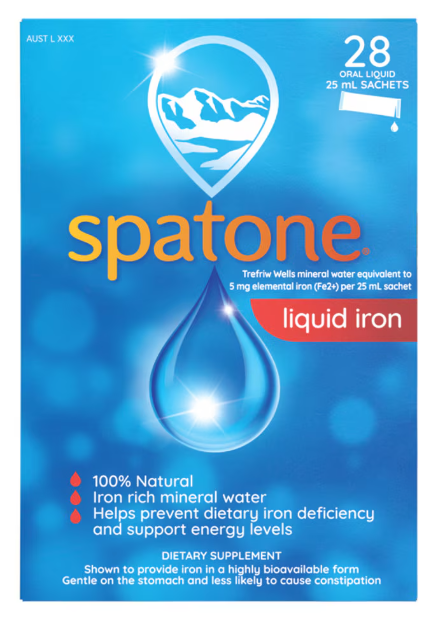 SPATONE IRON LIQUID IRON 28 SACHETS