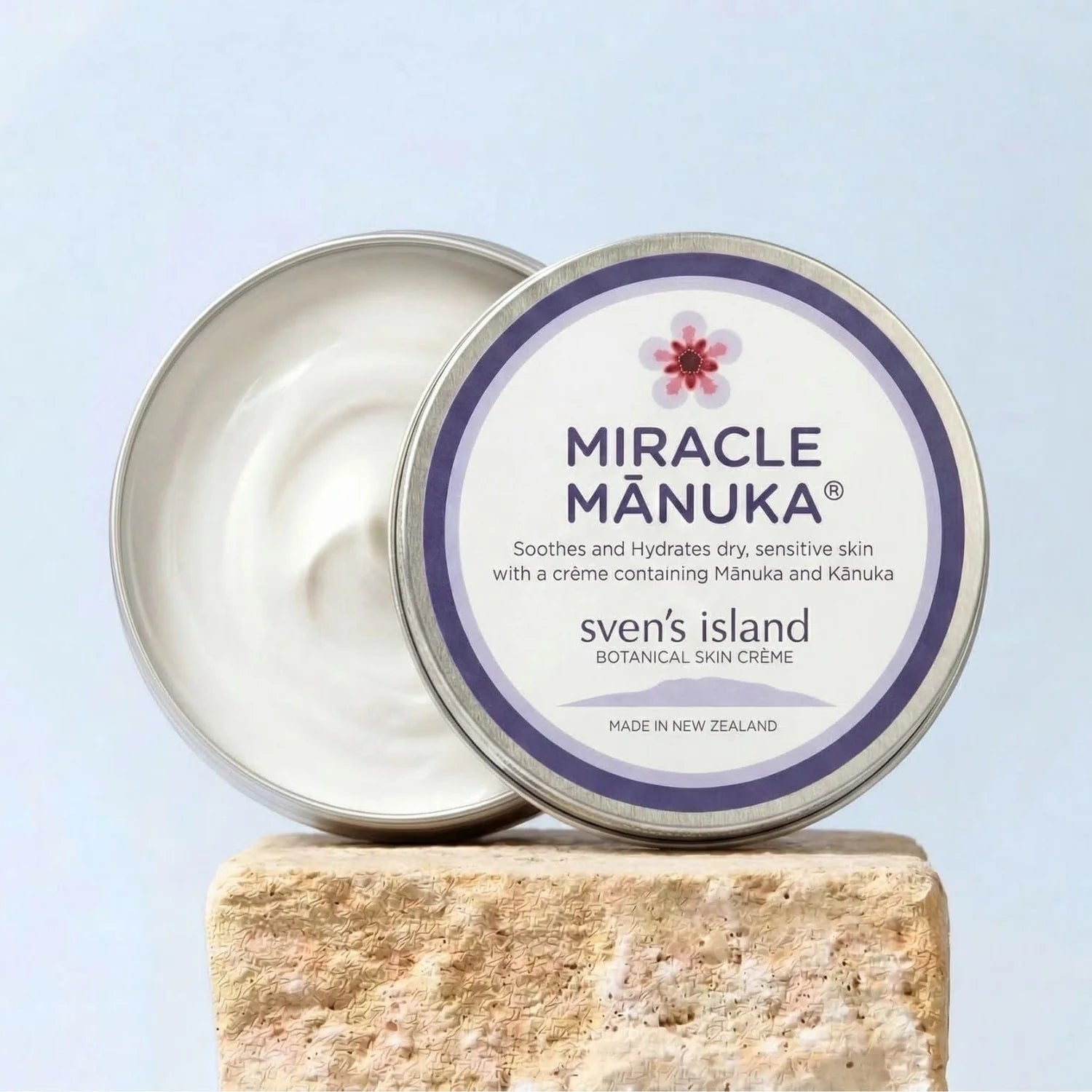 Sven's Island Miracle Manuka Daily Defence Cream for Dry, Itchy Skin – 100g