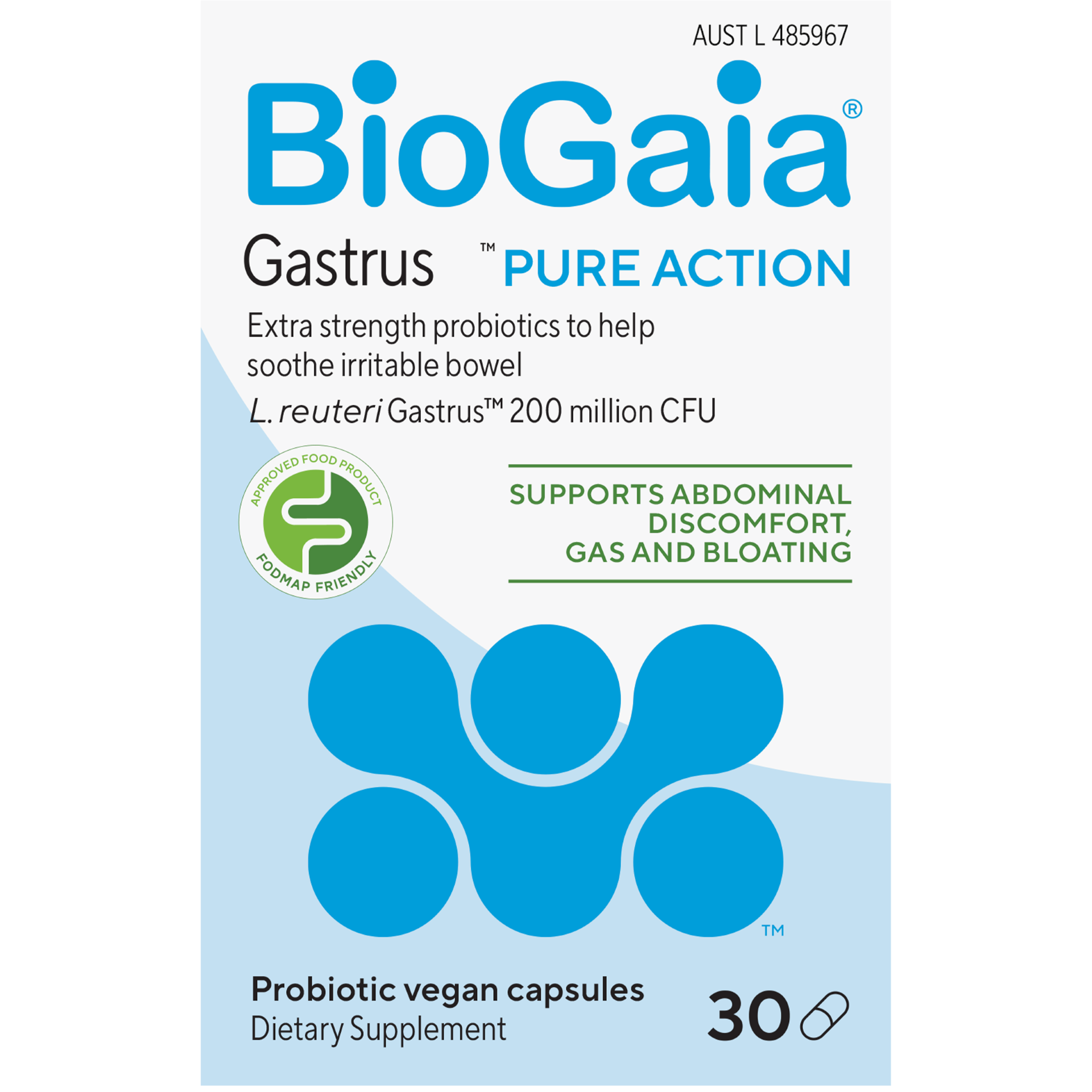 BioGaia Gastrus Pure Action Probiotic