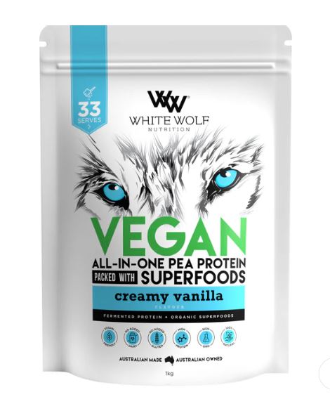 White Wolf Vegan Protein Vanilla 1kg